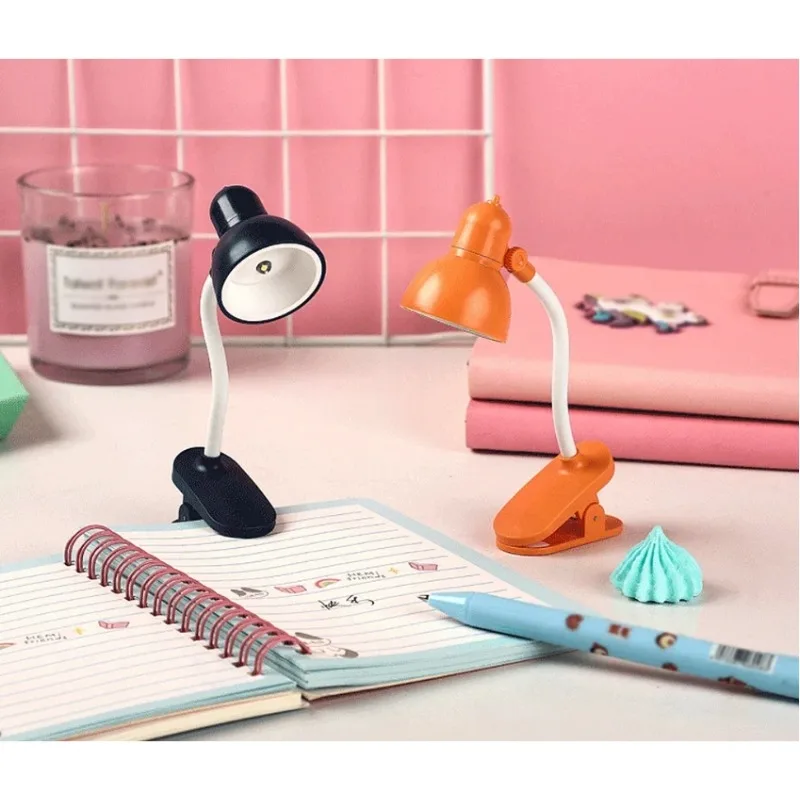 Mini Book Light With Clip LED Table Lamp Foldable Night Home Room Computer Night Lights Eye Travel Book Light Home Appliance
