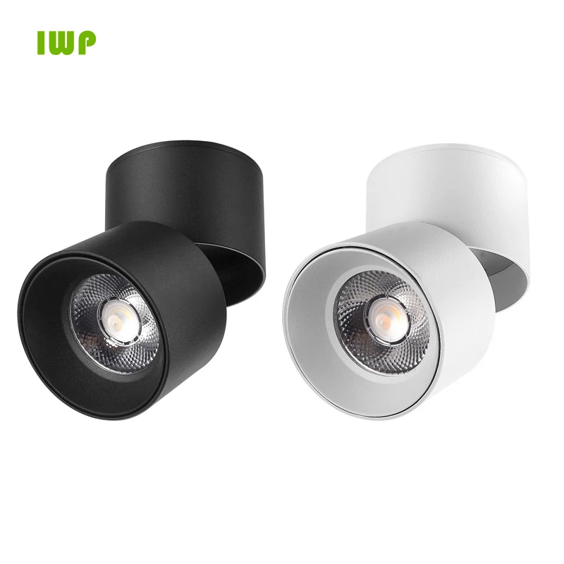 Dimmable LED Ceiling Light 7W 12W 15W 20W COB LED Down Light Foldable 360° Rotatable LED Spot Light AC220V 110V Home Lighting