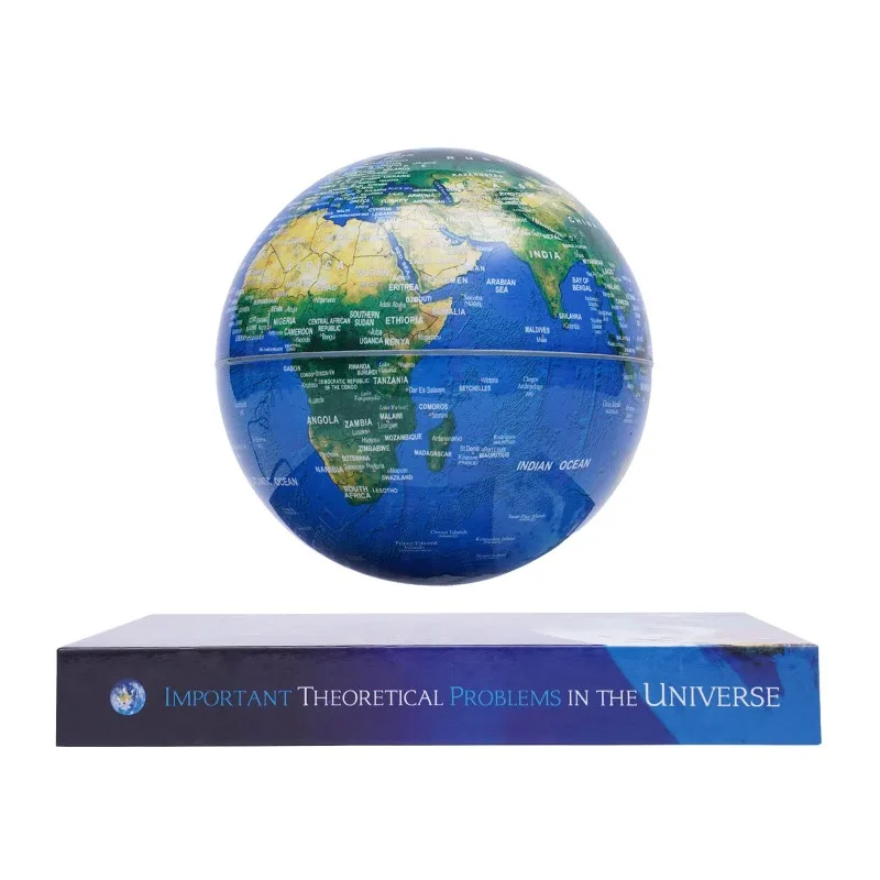 Magnetic Levitation Globe with Colors LED Lights, Rotating Globe World Map Book Base for Home Office Desk for Men Boys and Girls