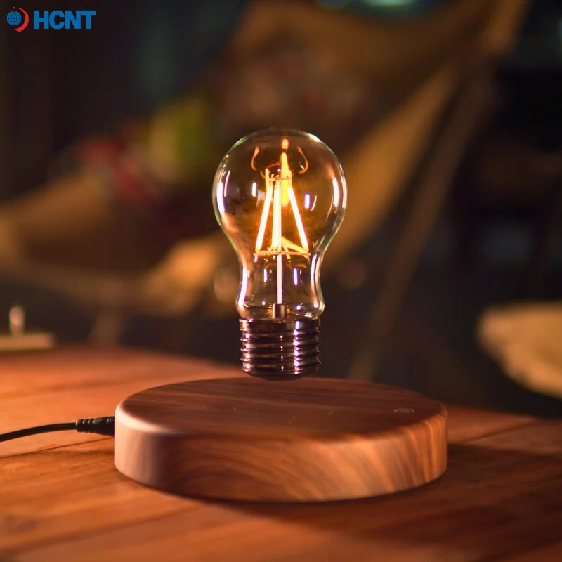 HCNT Magnec Levitation Desk Lamp Creativity Floating LED Bulb For Birthday Gift Floating Night Light For Home Office Decoration