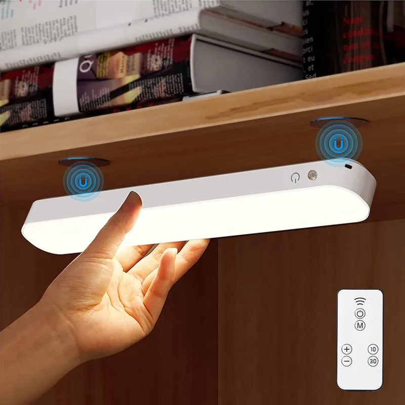 LED Desk Lamp Night Light Office Study Light USB Rechargeable Light Magnetic Dimmable Eye Protection Bedroom Light Three Colors