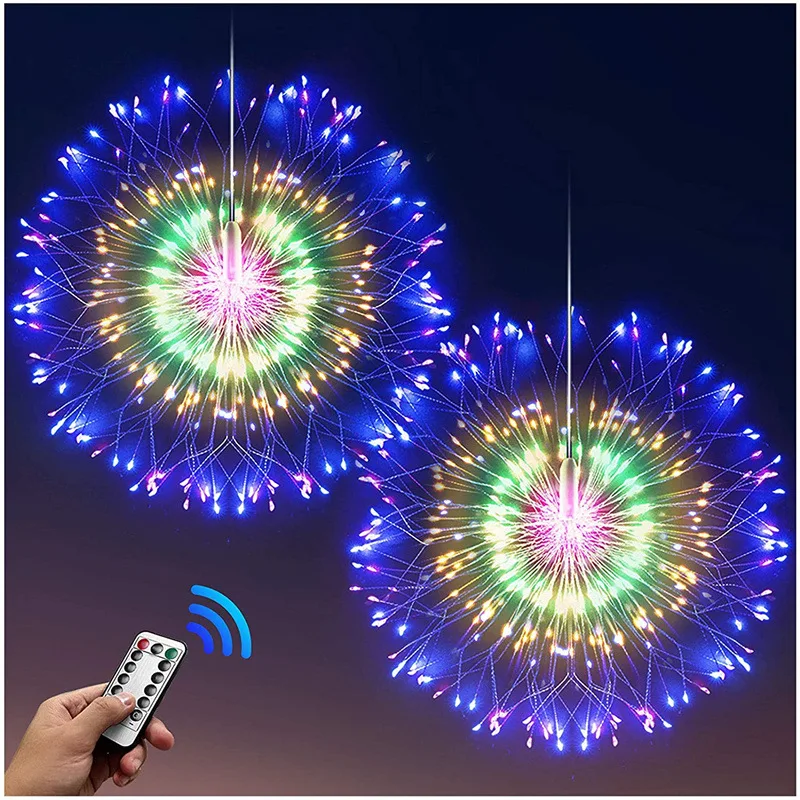 LED solar light, dandelion light string, lawn outdoor waterproof and explosion-proof light, solar copper wire light