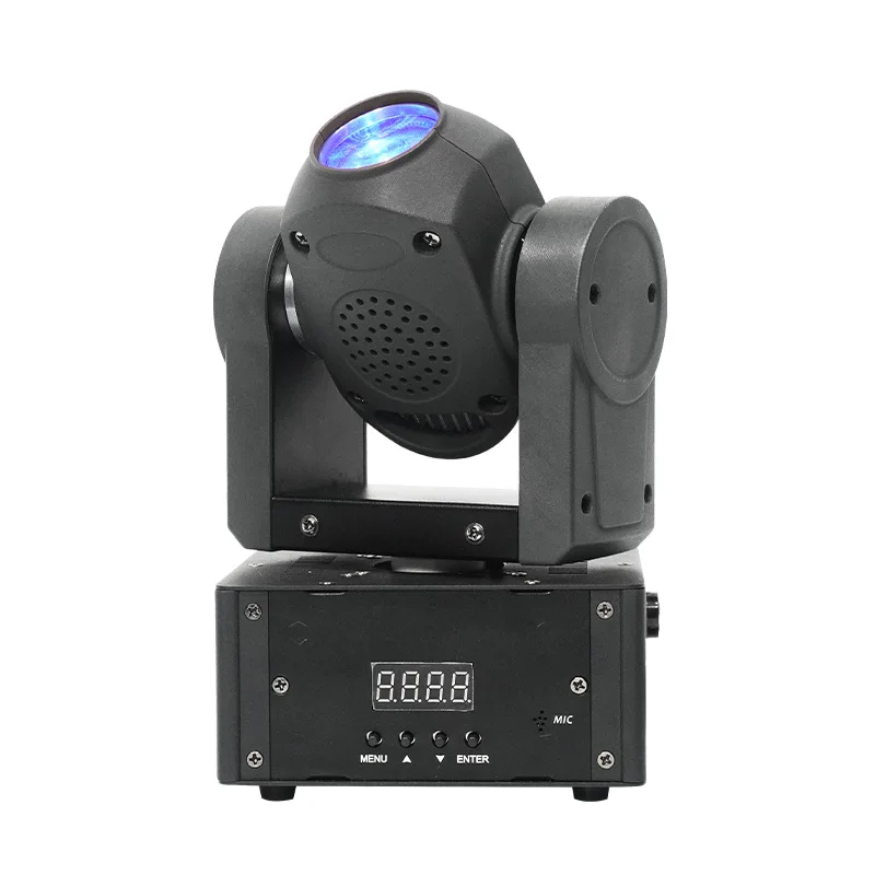 20W Mini 4IN1 RGBW LED Moving Head Lights Beam Spot Rainbow Effect for Home DJ Disco Bar Event Wedding Show Stage Lighjting