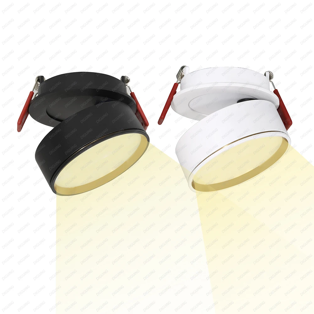 Recessed LED Downlight Foldable Ceiling Lamps Embedded Ceiling Lights Dimmable Home Lighting Indoor Decor Kitchen Living Room