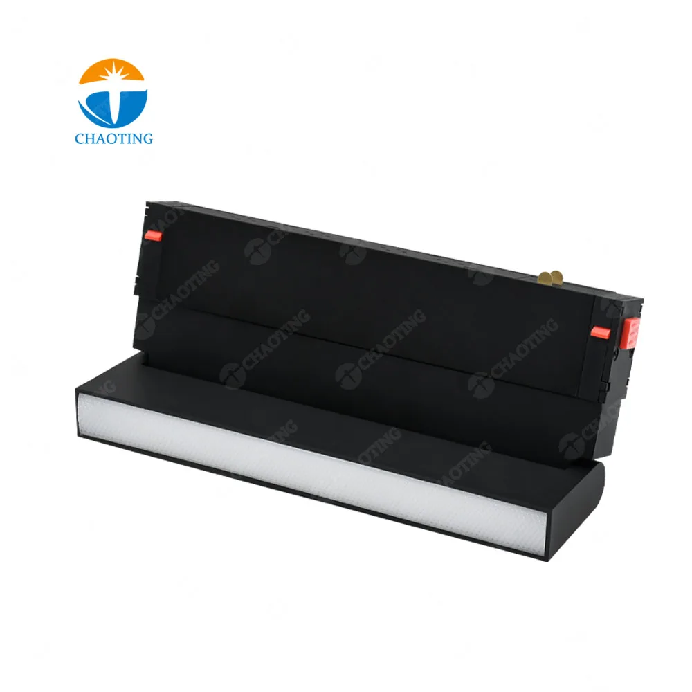 Adjustable Magnetic Track LED Flood Light Modern Indoor LED Rail Lighting for Home Shop Office Aluminum CE Certified Floodlights