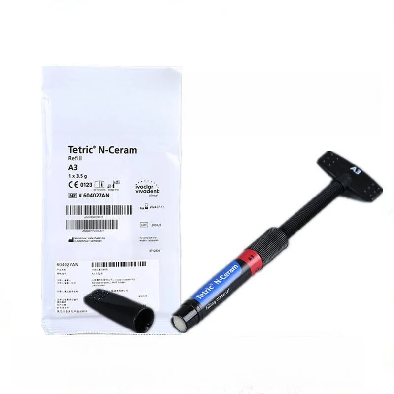 Dental Tetric N-Ceram Nano Resin 3.5g Veneer Material Teeth Whitening Material Yihuoji Nano-Ceramic Dental Cosmetic Tools