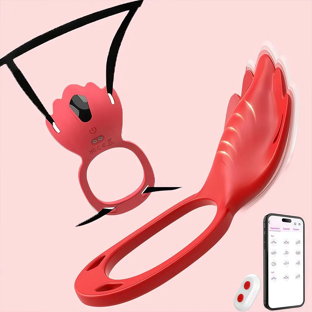 APP Wireless Vibrator for Women Remote Control Female Clit Stimulator Wear Panty Massager Penis Ring Adult Sex Toy for Couples