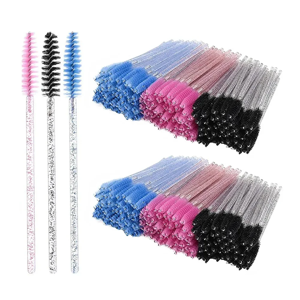 50pcs Eyelash Brushes Mascara Wands Applicator Lash Combs Tool Wholesale For Eyelashes Extension Makeup Tools Accessories
