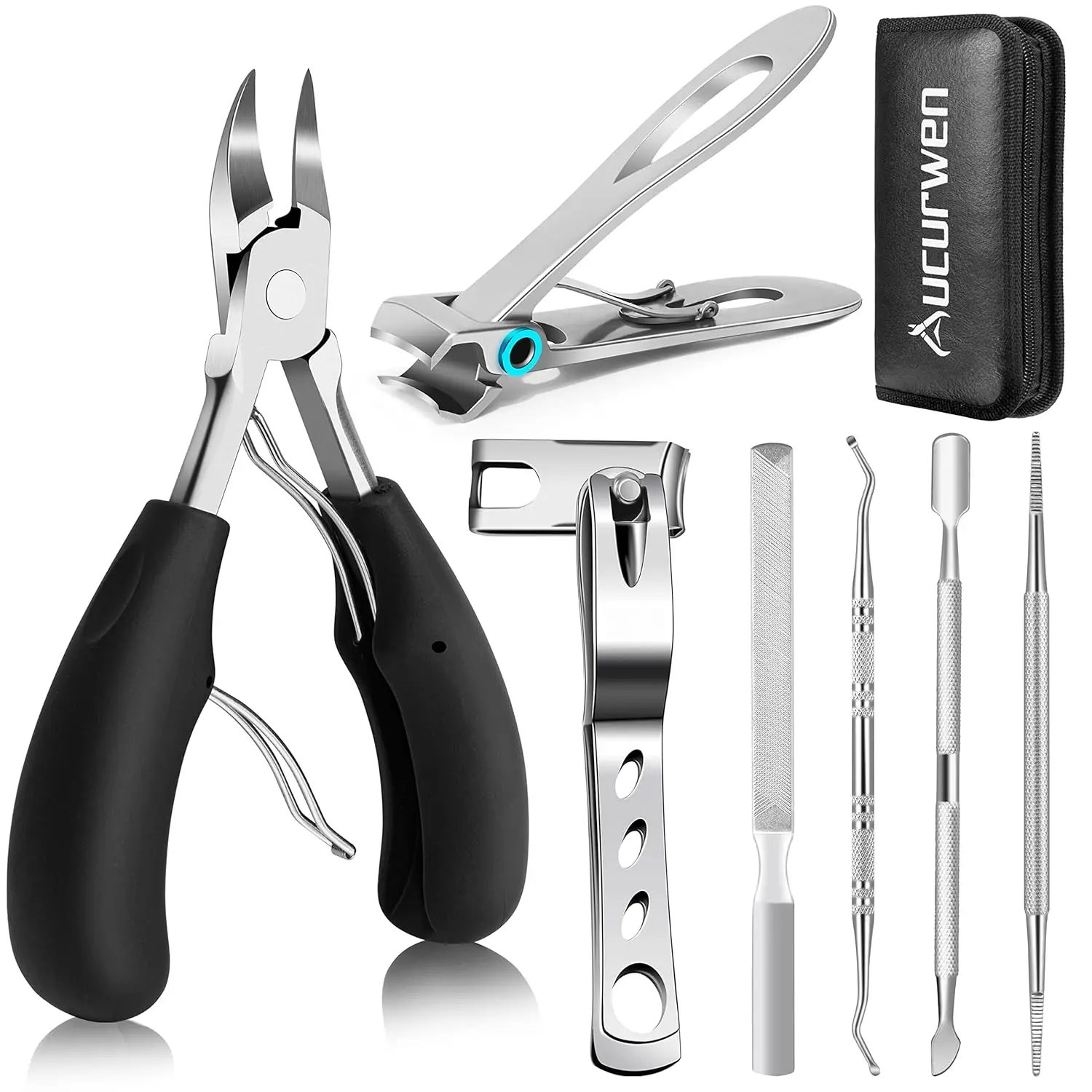 Toenail Clippers for Seniors Thick Toenails, Heavy Duty Toe Nail Clippers Adult Thick Nails Long