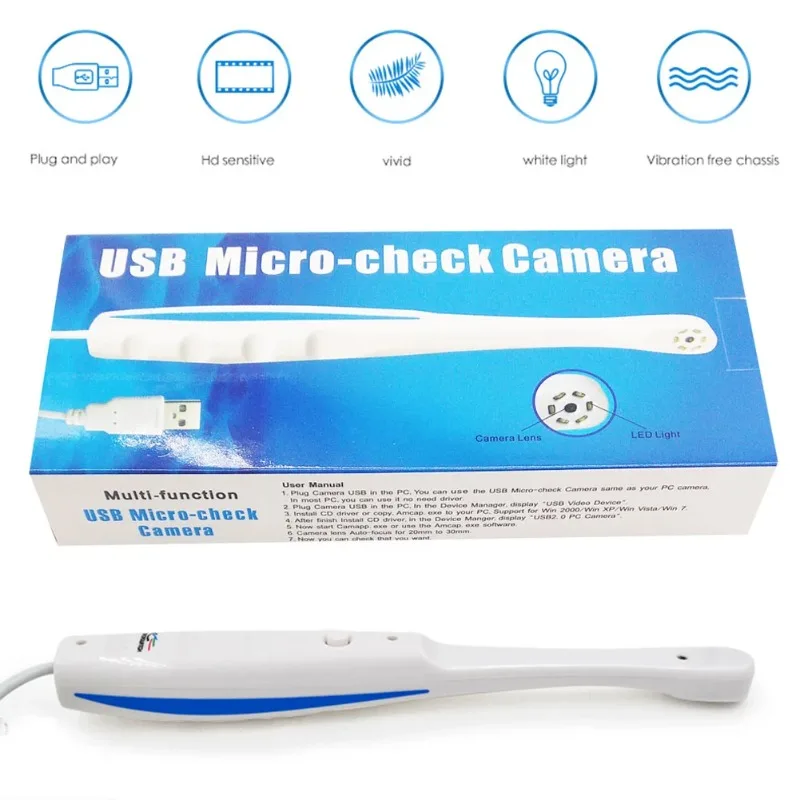USB Dental Camera Wireless Intraoral Light 6 LED Lamp Oral Endoscopy Mouth Inspection Dentist Equipment For iPhone iPad Android