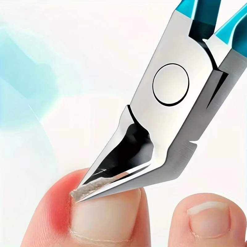 2pcs Ingrown Toenail Clippers Straight Blade Toe Nail Clippers for Thick Nails for Seniors, Stainless Steel Nail Clippers