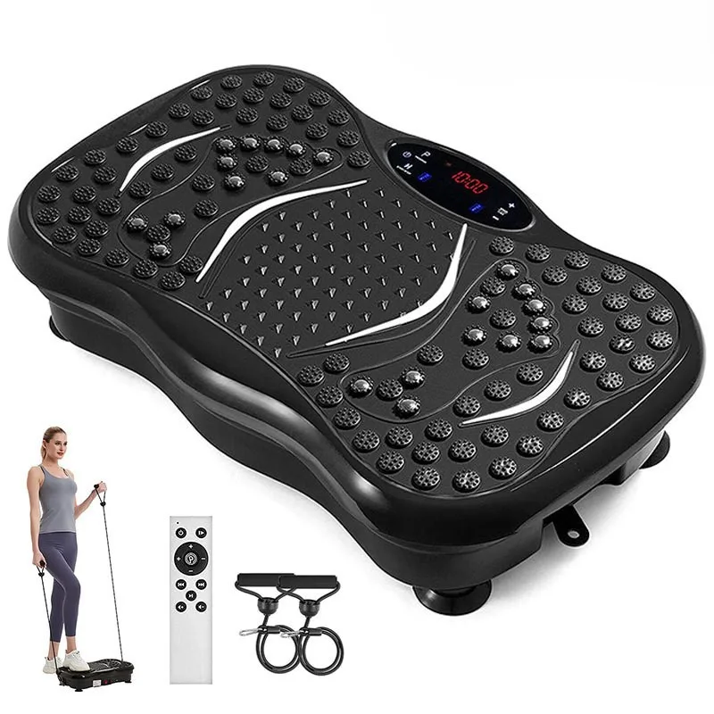 Premium Vertical Vibration Plate, Steel 120kg Max Load, Fat Shaking Machine, Body Vibration Massager, Home Fitness Equipment