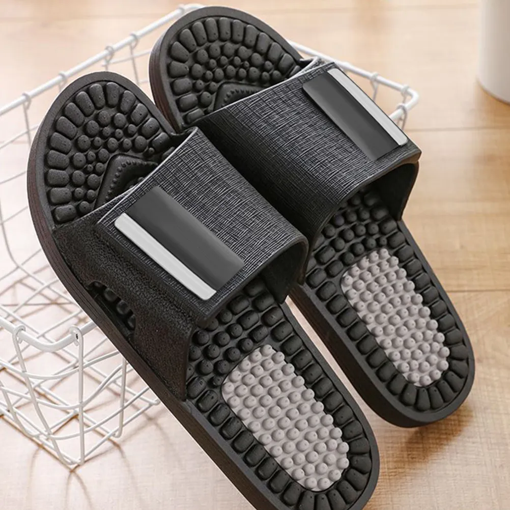 1Pair Pedicure Slippers Foot Massage Shoe Bedroom Bathroom Relax Massage Soft Anti-Slip Foot Spa Massager for Home Hotel