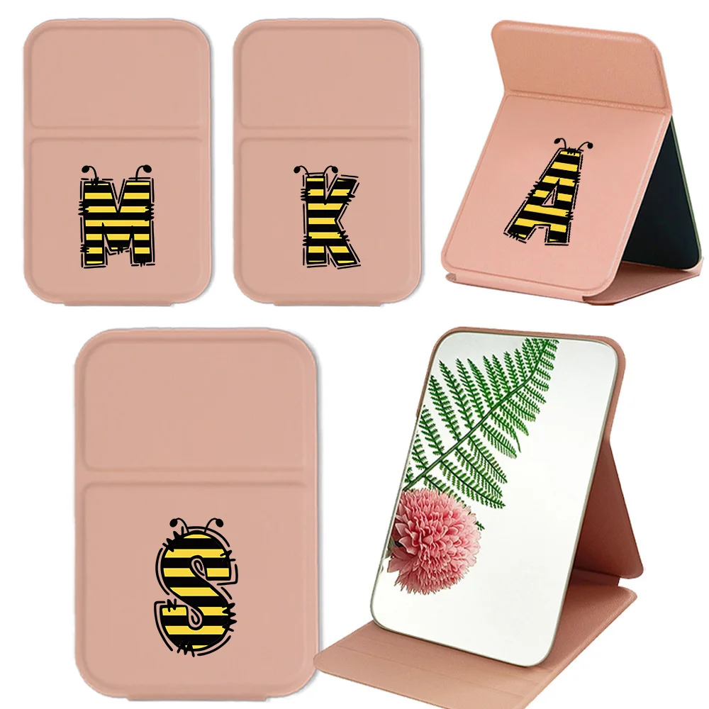 Makeup Mirror Desktop, Foldable Dual Sided Glass High Definition, Easy Clean for Travel, Portable Vanity for Women Gift