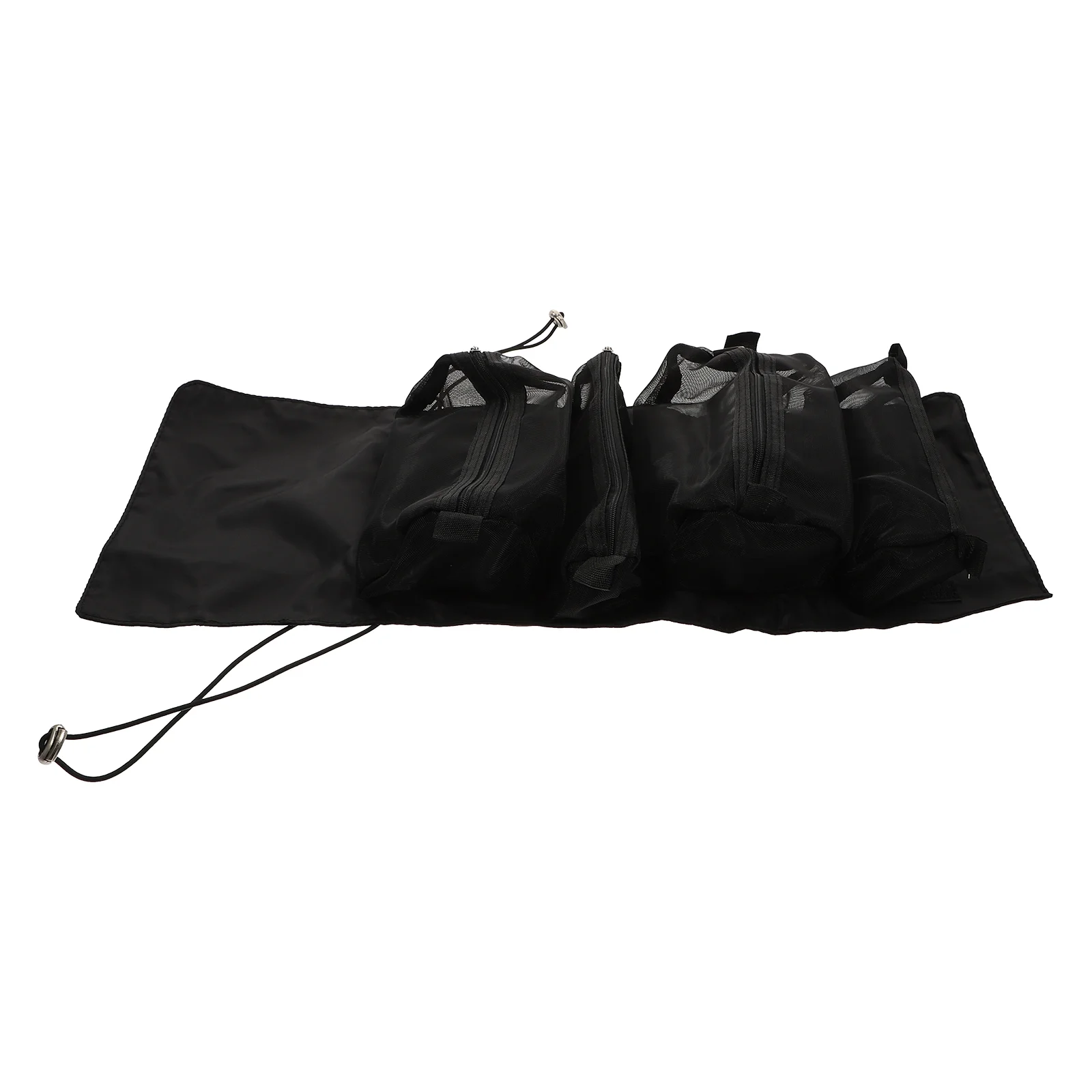 1Pcs Roll Up Makeup Bag Foldable 4 in 1 Storage Organizer Portable Toiletry Pouch Travel Personal Care Removable