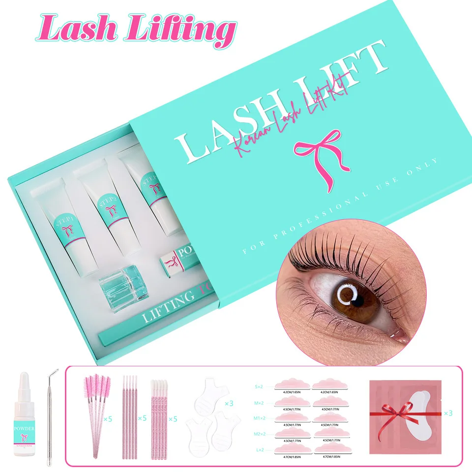 Upgraded Lash Lifting Brow Lamination Kit Korea Cysteine Lift Fast Perm Kit Lasting 6-8 Weeks Eyelash Lift Enhancer Beauty Tools