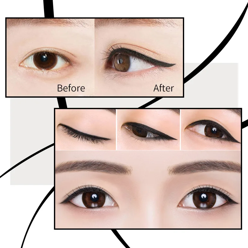 1pc Black Liquid Eyeliner Make Up Long-lasting Waterproof Eye Liner Pencil Makeup Tools for Eyeshadow Beauty Comestics Maquiagem