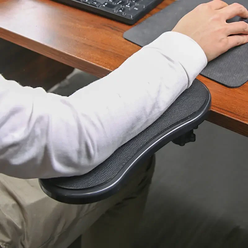 Rotating Computer Arm Rest Pad Ergonomic Adjustable PC Wrist Rest Extender Desk Hand Bracket Home Office Mouse Pad