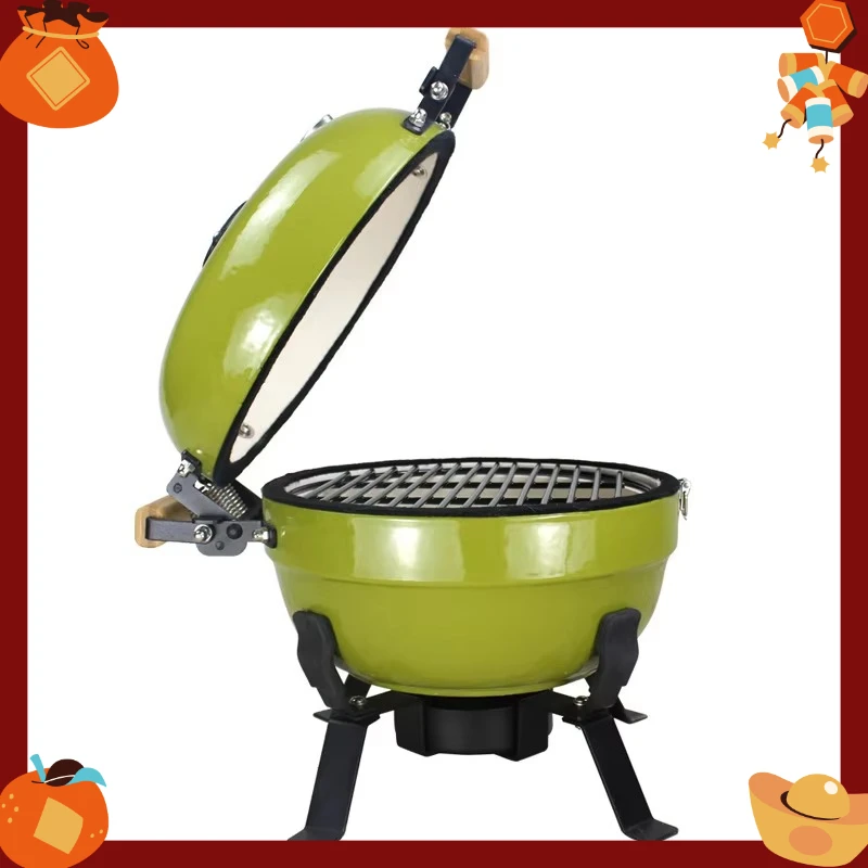 12 Inch Ceramic BBQ Grill Mini Portable Backpack Stove for Outdoor Picnic Party Home Use, Export Quality Barbecue Grill