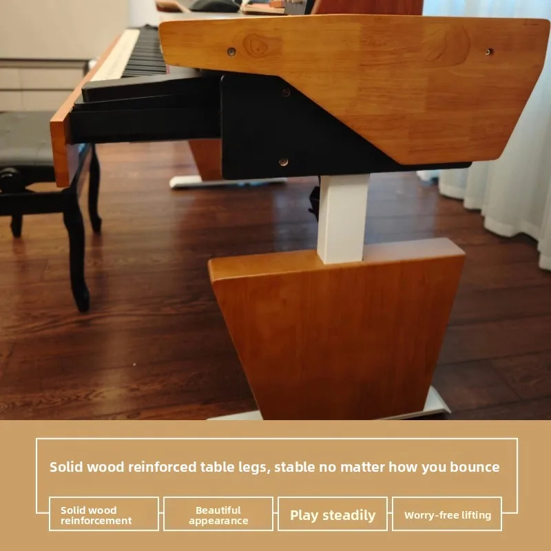 Electric Height-Adjustable Digital Piano Desk Keyboard Desk Music Production Workstation Recording Studio Music Production Desk