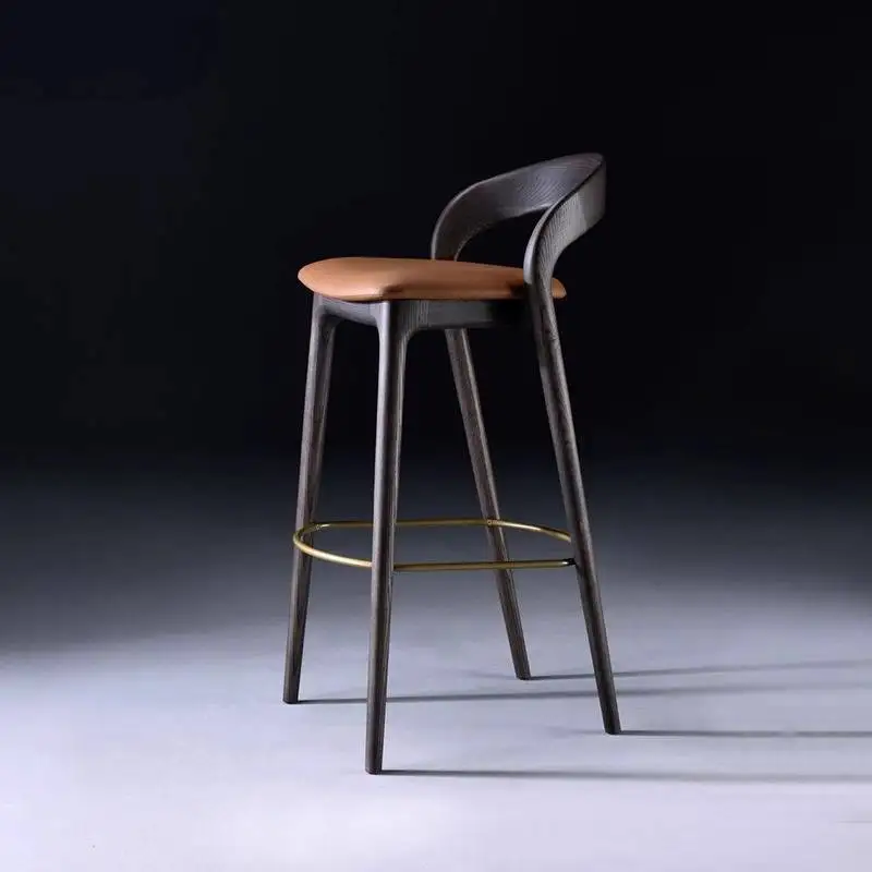 Decorative Piece Design Bar Chair Back Support Breakfast Counter Stools Bar Chair Dining Ergonomic Sgabello Cucina Furniture
