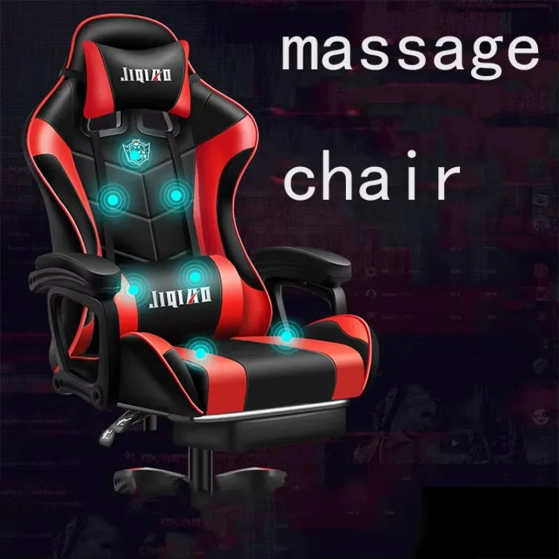 Rgb Silla Gamer Gaming Chair Cheap Prices Adjustable Office Recliner White Massage Gaming Chair with Lights and Speakers