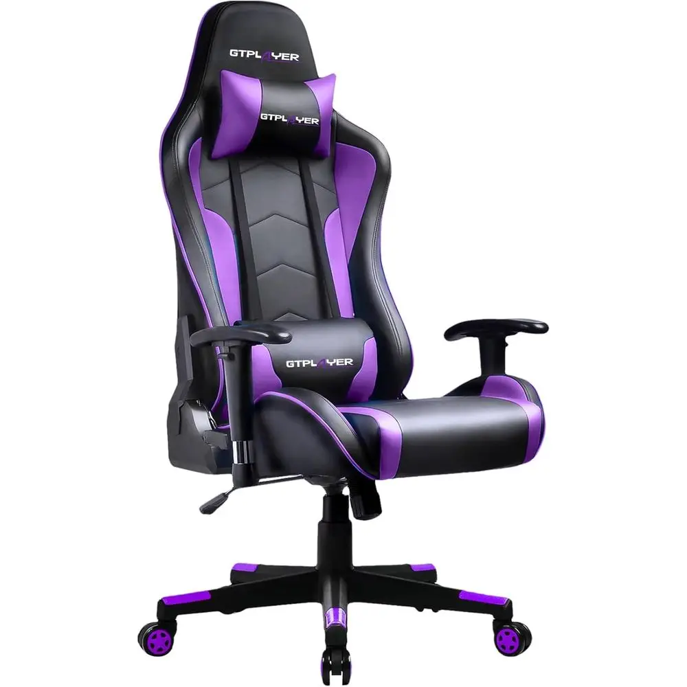 Ergonomic Bluetooth Gaming Chair with Speakers: Heavy Duty Desk Chair for Video Games and Office Use