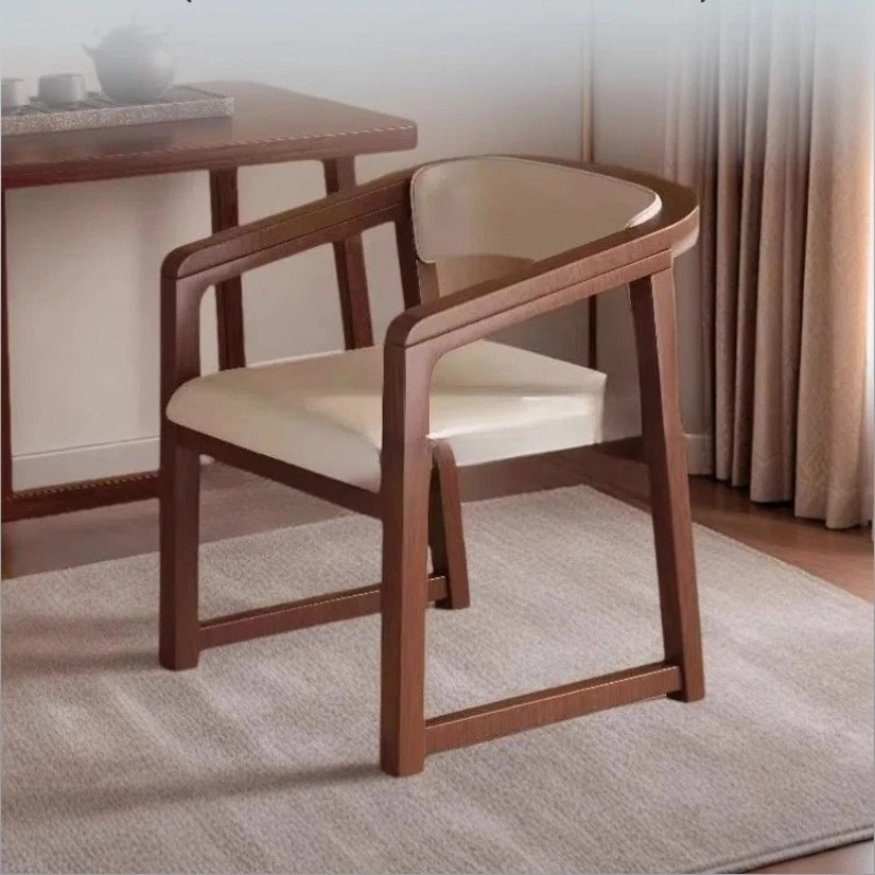 Armrest Nordic Dining Chairs Brown Designer Bar Gaming Dining Chairs Kitchen Living Room Sillon Individual Home Accessories