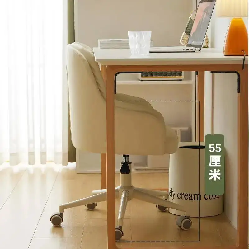 Bedroom Office Makeup Bench Chair Adjustable Swivel Desk Nail Art Chair Furniture Supplies Gaming Racing Office for Leisure
