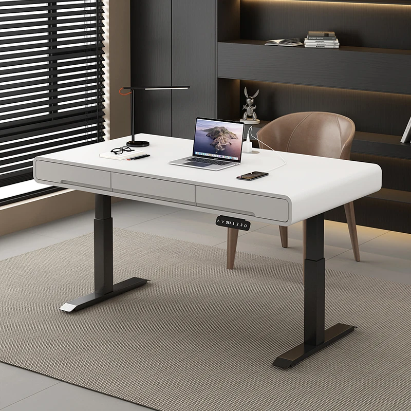 Electric Adjustable Height Computer Desks Coffee Notebook Notebook Study Computer Desks Makeup Office Bureau Trendy Furniture