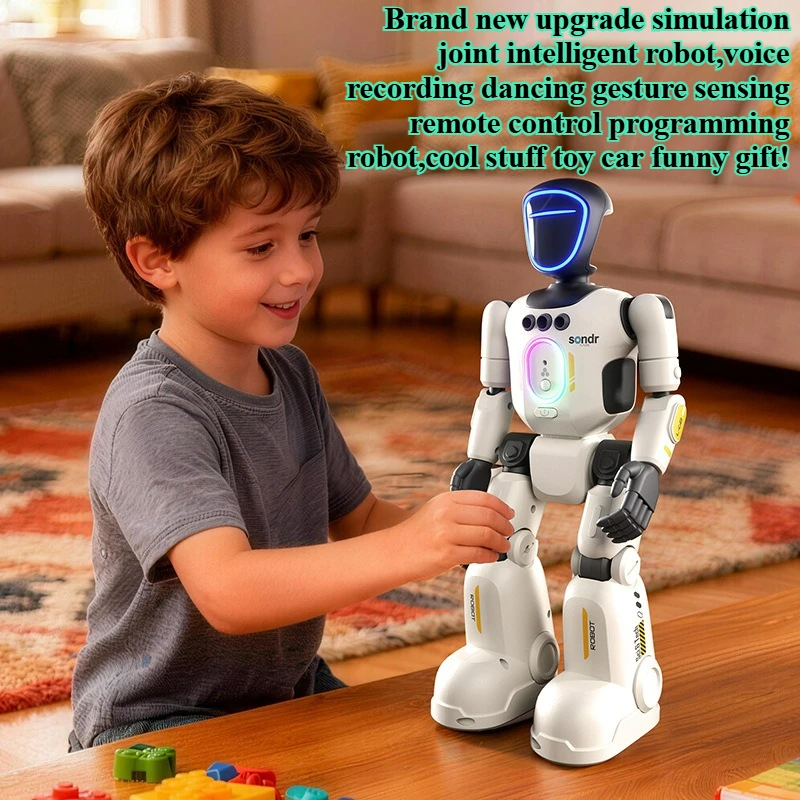 Cool Stuff Toy Car Funny Gift-Kawaii Intelligent RC Robot,Voice Dancing Gesture Sensing Rc Cars,Remote Control Car,Toys for Kids