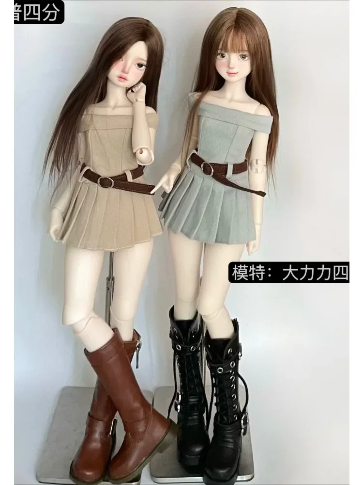 Customizable Bjd Off-shoulder Dress OB24 1/6 1/4 MSD Minifee 1/3  Smart Doll SD13  Doll Clothes W481
