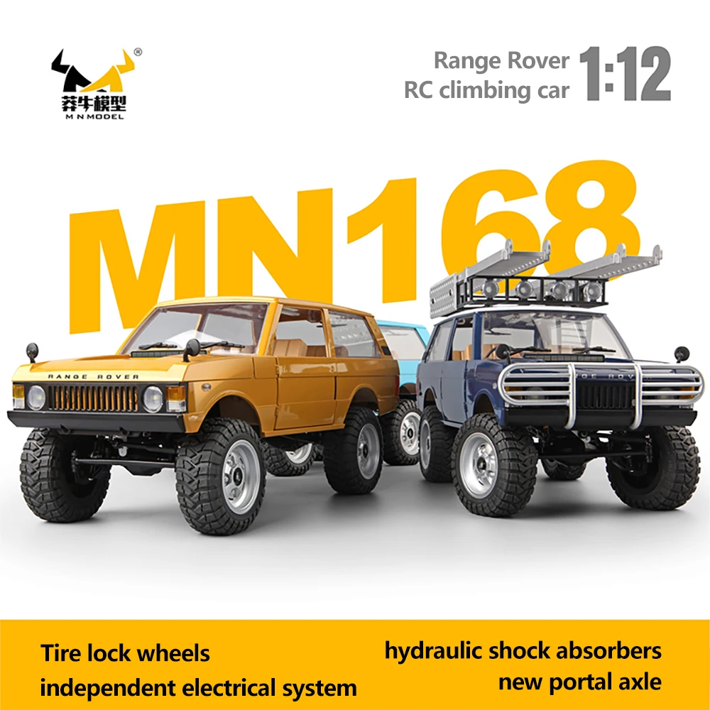 NEW 1/12 MN168 Rc Car MN Model 4WD Remote Control Crawler Off Road Vehicle Electric Climbing Car Toys for Children Adults