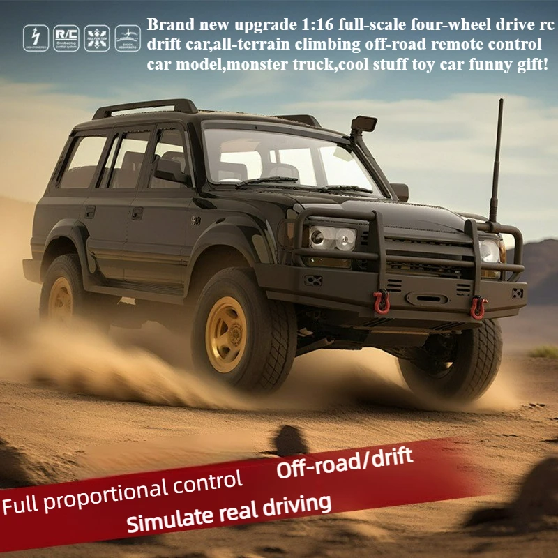 Cool Stuff Toy Car Funny Gift-1:16 Full-scale 4WD Rc Truck,Off-road Rc Drift Car,Remote Control Car,Monster Truck,Toys for Kids
