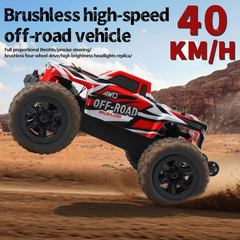 Cool Stuff Toy Car Funny Gift-Kawaii 40km/h High-speed 4WD Rc Truck,Brushless Rc Drift Car,Bigfoot Off-road Rc Car,Toys for Boys