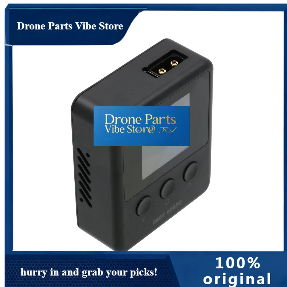 Drone PartsISDT 608PD Smart Balance Charger 1-6S With Dual-Mode Input And App Control And IPS Screen For RC Batteries LiFe/Lilon