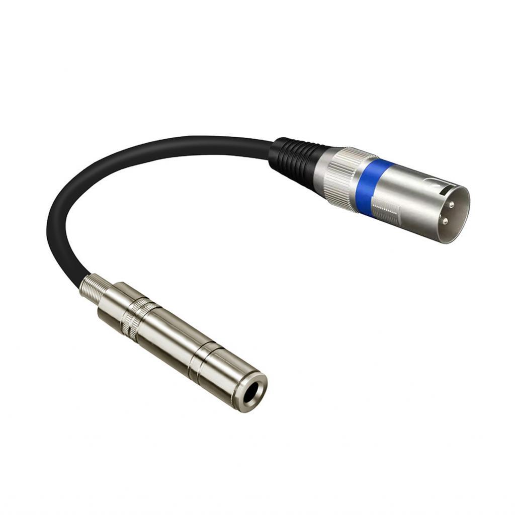 Nicethings1-BR Cabo XLR 6,35 mm Som estéreo balanceado para microfones, amplificadores, alto-falantes, gravações de