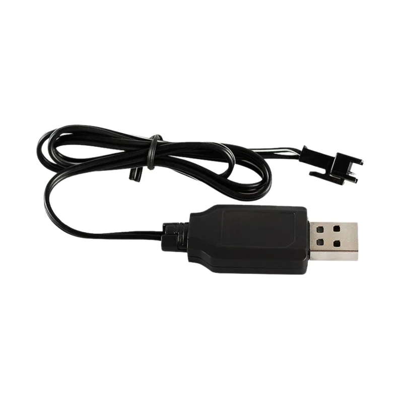 2Pcs 3.7V Battery Charger Cable SM-2P Keyed USB for RC Toys Drone Smart Safety Protection  Accessories