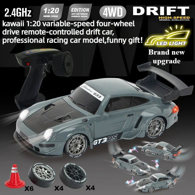 Cool Stuff Toy Car Funny Gift-1:20 High-speed 4WD Rc Drift Car,Remote Control Car,Kawaii Rc Cars,Toys for Kids 2 To 4 Years Old