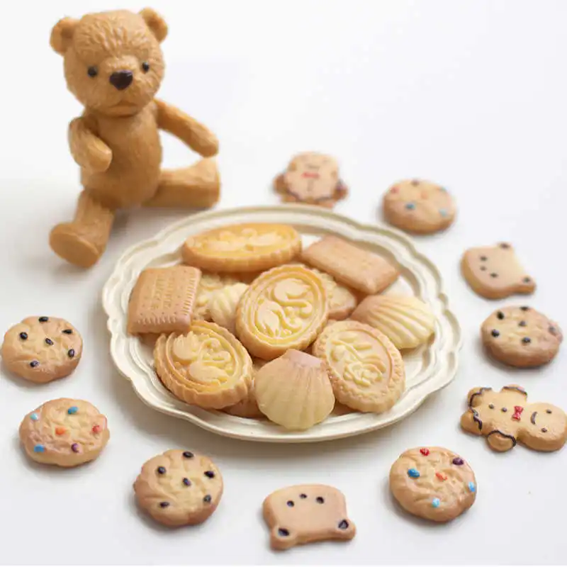 1/6 1/12 Bjd Ob11 Gsc Blyth Soldier Lol Miniature Dollhouse Furniture Accessories Mini Model Biscuit Cookies Kitchen Scene Props