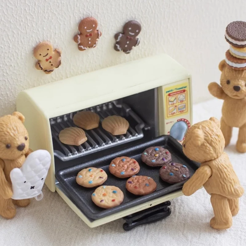1/6 1/12 Bjd Ob11 Gsc Blyth Soldier Lol Miniature Dollhouse Furniture Accessories Mini Model Biscuit Cookies Kitchen Scene Props
