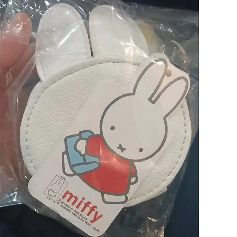 Miffy Cartoon Earphone Storage Bag Portable Coin Purse Storage Box Cute Kawaii Bag Pendant Mini Small Item Bag Girli Gift Toys