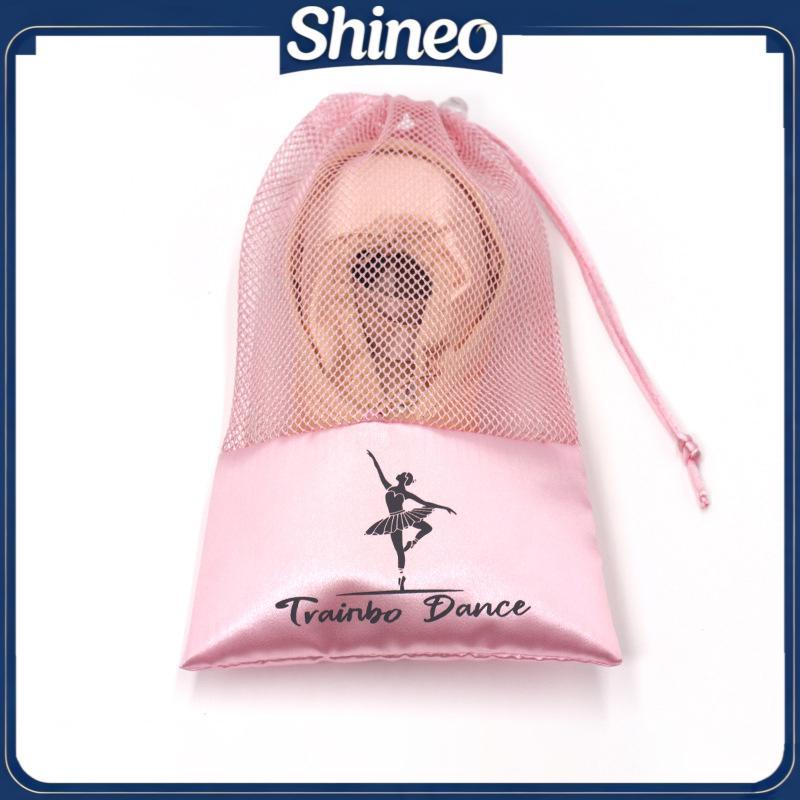 SHINE 1PC Rosa Branco Saco De Dança Sapatos Bolsa De Armazenamento Ballet Organizador Sacos Bolsas Cetim Sapato BR