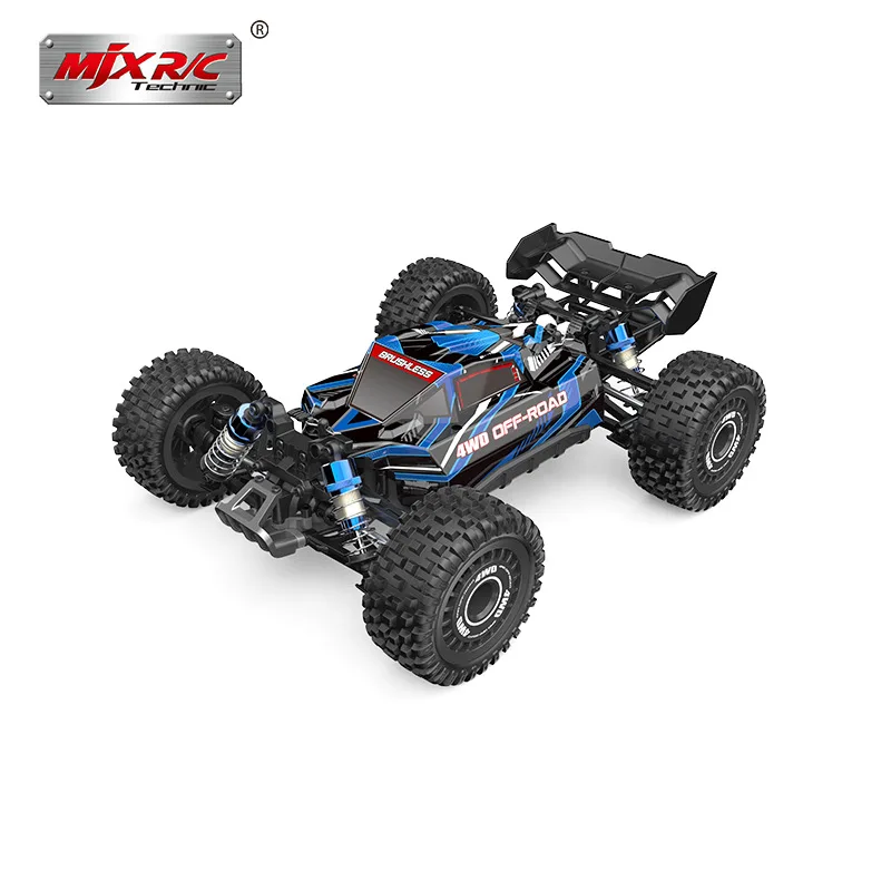 Super Fast 4WD Brushless RC Car 1:14 Scale, 2.4Ghz High Speed Remote Control Racing Truck, Off-Road Vehicle Toy for Adults