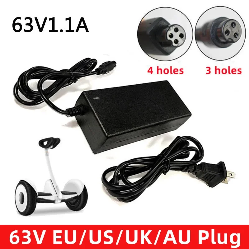 For Xiaomi Ninebot Segway 63V 1.1A OEM Battery Charger Mini Pro/mini Lite Electric Scooter Balance Car Charger Scooters
