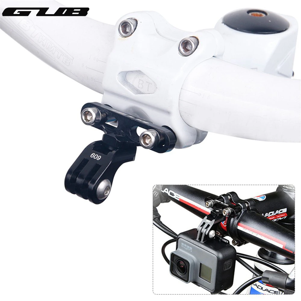 GUB 609 Aluminum Bike Holder Adapter for GoPro Camera And Light Lamp Holder Bicycle Stem Mount Accessory Digital Cameras