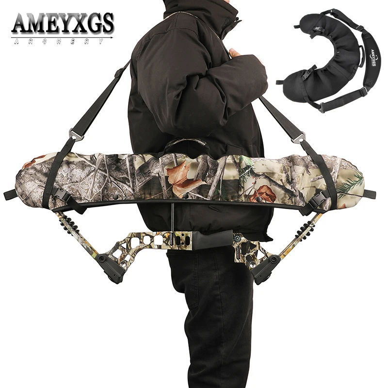1pc Archery Compound Bow Bag Adjustable Shoulder Sling Portable Carry Backpack For Bow And Arrow Hunting Shooting Accessories