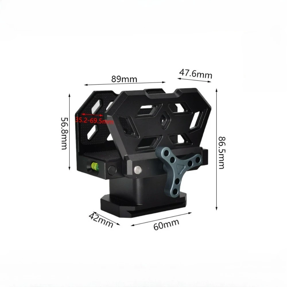 Tactical Clamp Tripod Stand Adjustable Designs with Quick Release Board and Level for Hunting and Outdoor Shooting Bracket