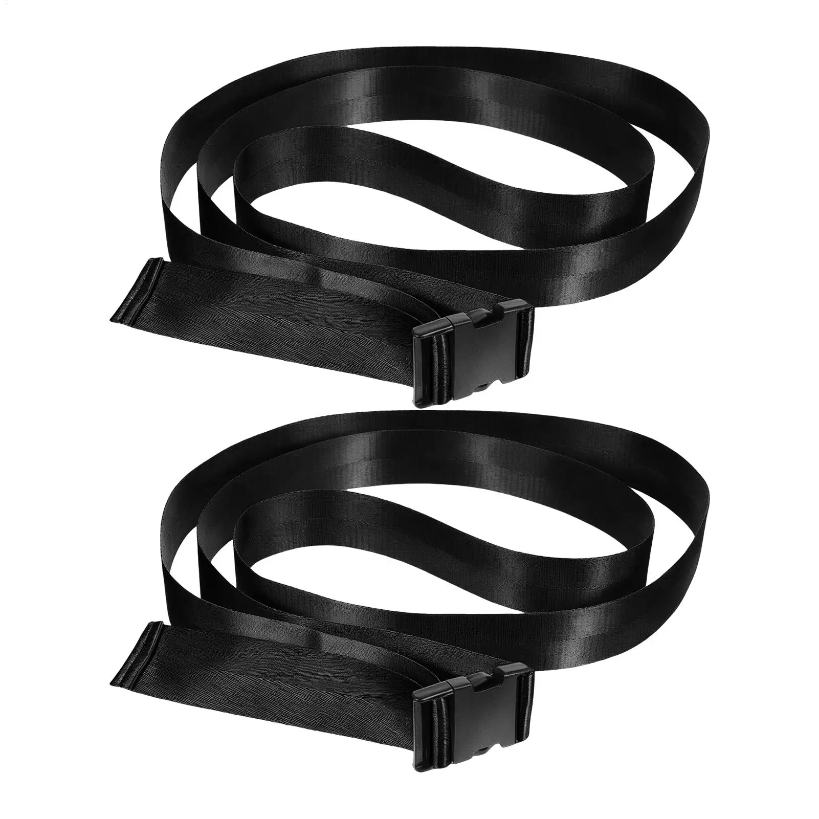 Yoga Straps For Stretching 2 Pieces Adjustable Workout Equipment Fitness Bands With Buckle For Home Gym Travel Outdoor Training