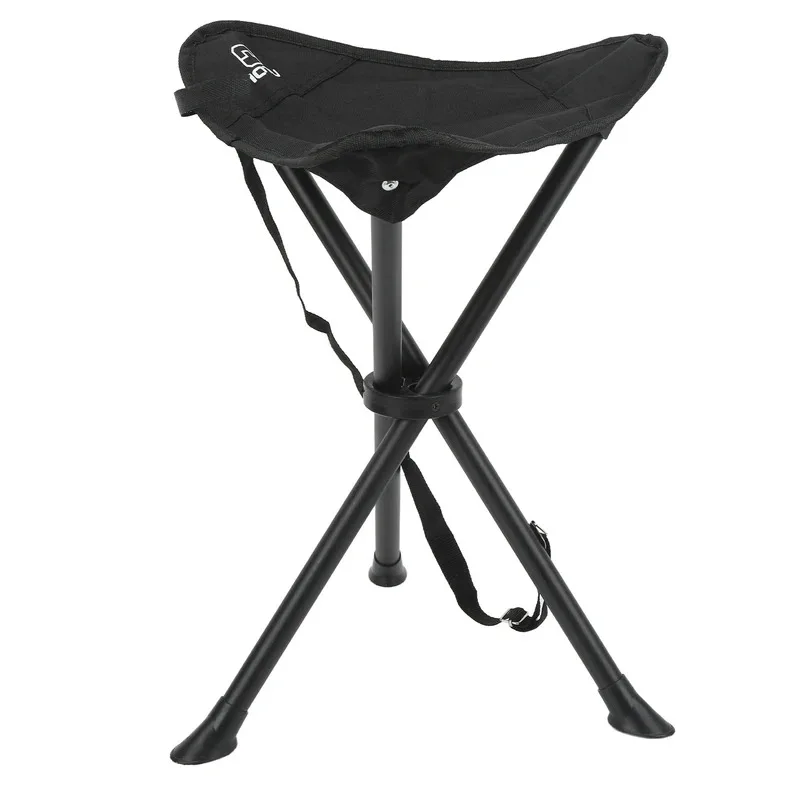 Folding Tripod Stool 200KG Load Bearing Camp Stool Portable Foldable Chair For Outdoor Fishing Camping Picnic